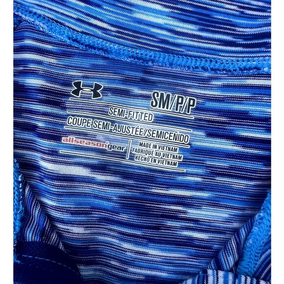 Under Armour 1/4 zip, semi-fitted All-Season Activewear top, Women's size S - Picture 2 of 3